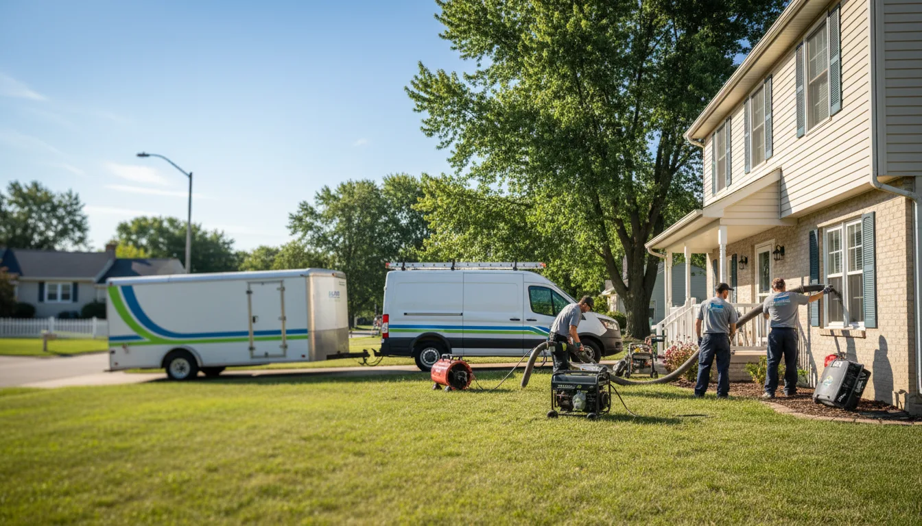 Flooded Basement Restoration And Cleanup With Repair in Ironton, MN near me